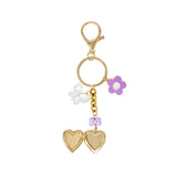 Tiny Treats Quilted BFF Charm Blossom Pearl Handbag