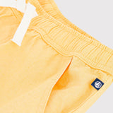 Petit Bateau Boys Striped s/s T-shirt & Shorts Set ~ White Multi/Yellow