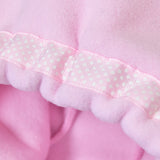 American Widgeon Warmplus Fleece Jacket w/ Dot Ribbon Trim ~ Light Pink