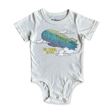 Rowdy Sprout Led Zeppelin 1968 s/s Onesie ~ Vintage White