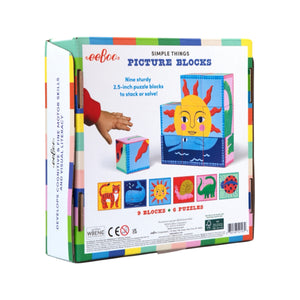 eeBoo Simple Things Picture Blocks Puzzle