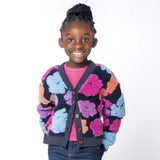 Appaman Girls Raya Cardigan & l/s Top Set ~ Multi Floral