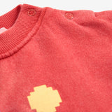 Bobo Choses Baby Lake Monster Sweatshirt & Booo Bo Choses Striped Sweatpants Set ~ Red/Blue
