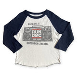 Rowdy Sprout Run DMC Rock Box l/s Raglan Tee ~ Vintage White/Black
