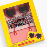 Super Smalls Heartfelt Sparkle Gemify Sunglasses & Case