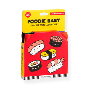 Mudpuppy Foodie Baby Crinkle Fabric Stroller Book