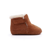 Old Soles Apres Bub Fur Lined Bootie ~ Tan Suede