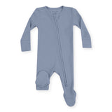 Angel Dear 2 Way Zipper Thermal Footie ~ Blue Blizzard