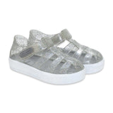 Robeez Elite Glitz Jelly Sandal ~ Silver Glitter