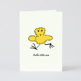 Wrap Welcome Little One Chick Embossed Baby Card