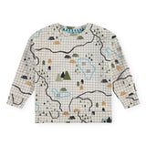 Babyface Boys Printed Sweatshirt ~ Campsite/Off-White