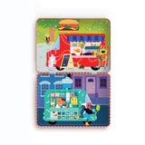 Mudpuppy Food Truck Festival Magnetic Play Set