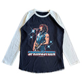 Rowdy Sprout Springsteen '84 Stadium l/s Raglan Tee ~ Vintage Black/White