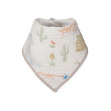 Little Unicorn Cotton & Muslin Bandana Bib 4 Pack ~ Adobe Checker