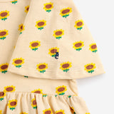 Bobo Choses Sunflower Dress ~ Off White