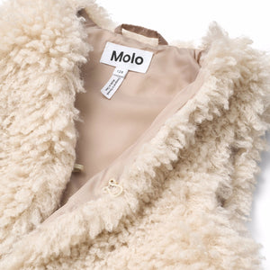 Molo Hatcha Faux Fur Vest ~ Vanilla