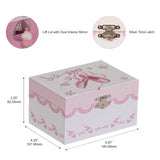 Mele and Co Clarice Ballerina Musical Jewelry Box