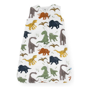 Little Unicorn Cotton Muslin Sleep Bag ~ Dino Friends