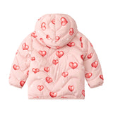 Molo Baby Harmony Quilted Jacket ~ Airbrush Hearts