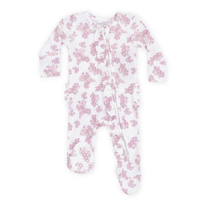 Angel Dear 2 Way Zipper Thermal Ruffle Footie ~ Countryside Coreopsis