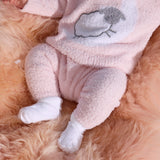 Magnetic Me Chenille Sheep 2pc Set ~ Pink