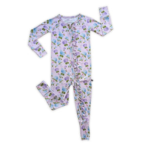 Lev Baby Ruffled Zipper Convertible Romper ~ Colette