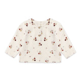 Quincy Mae Zion Woven Shirt & Pants Set ~ Apples/Natural