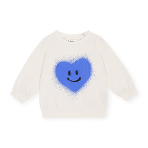 Molo Baby Disc Sweatshirt & Simeon Sweatpants Set ~ Blue Heart