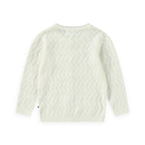 Molo Baby Gilli Cardigan ~ Crisp White