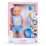 Corolle Paul Drink-and-Wet Bath Baby Set