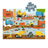 Djeco Construction Site Giant Floor Puzzle