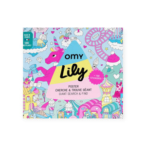 Omy Lily Unicorn Sticker Poster