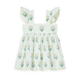 Stella McCartney Baby Daisy Dress w/ Shoulder Frills & Bloomer ~ Cream