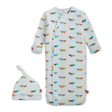 Magnetic Me Modal Gown & Hat Set ~ Crocodile Color Pop Blue