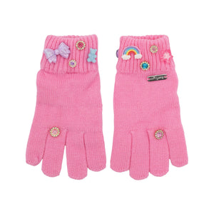 Bari Lynn Fun Charm Gloves ~ Bubblegum