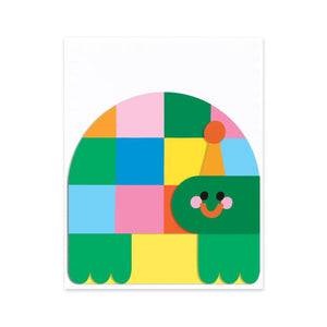 Wrap Birthday Tortoises Fold Out Card