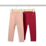 Mayoral Baby Girl 2pc Leggings Set ~ Brick Red/Pink