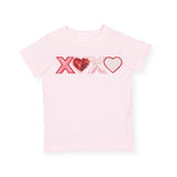 Sweet Wink Baby Xoxo Sequin Patch s/s Tee ~ Ballet Pink