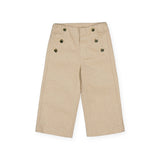 Mayoral Baby Girl Wide Leg Pants ~ Almond