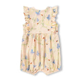 Molo Baby Felicia Short Romper ~ Butterflies Cloud
