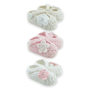 Jefferies Socks Delicate Flower Crochet Bootie