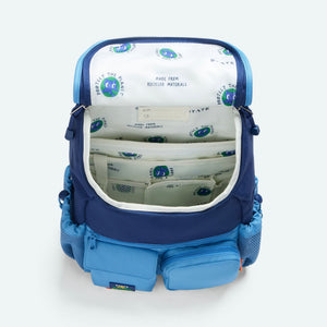 State Bags Limited Edition Charlie Rucksack ~ Green/Blue/Orange