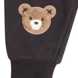Huxbaby Furry Huxbear Sweatshirt & Sweatpants Set ~ Soft Black