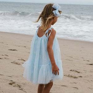 Petite Hailey Rowan Tulle Dress ~ Blue