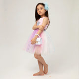 Petite Hailey Rylee Tutu Dress ~ Purple Multi