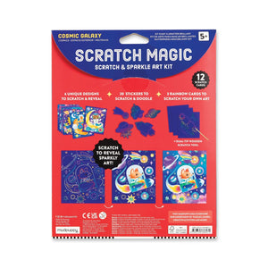 Mudpuppy Cosmic Galaxy Scratch Magic Scratch & Sparkle Art Kit