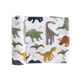 Little Unicorn Cotton Muslin Swaddle ~ Dino Friends
