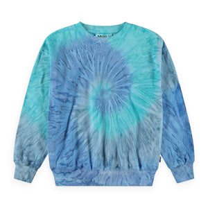 Molo Memphis Sweatshirt ~ Aqua Dye