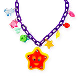 Sadie's Moon Charm-Tastic Charm Necklace ~ Smiling Star