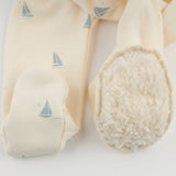 Oh Baby! Mini Sailboats Kimono Set ~ Milk/Sky